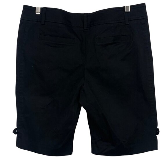 Cache Womens Black Shorts Size 12 Bermuda Stretch Classic NWOT New - Picture 5 of 11
